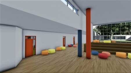 Conception-architecture-ecole-primaire-rendu-agora-logiciel-architecture-BIM-Edificius